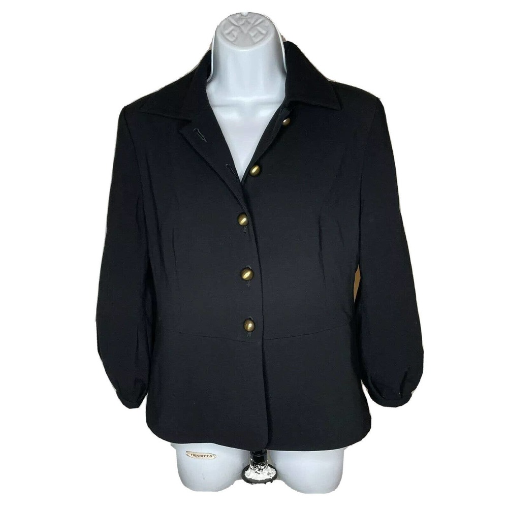 Cabi Womens Blazer Abbott Jacket Size 4 Black Blazer Style 3027 New NWT